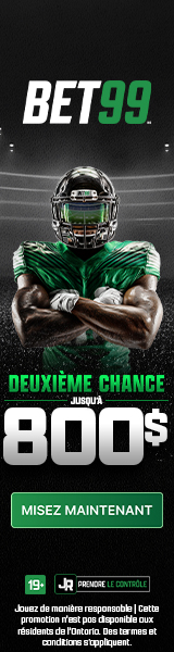BET99 - Deuxième chance jusqu'à 800$